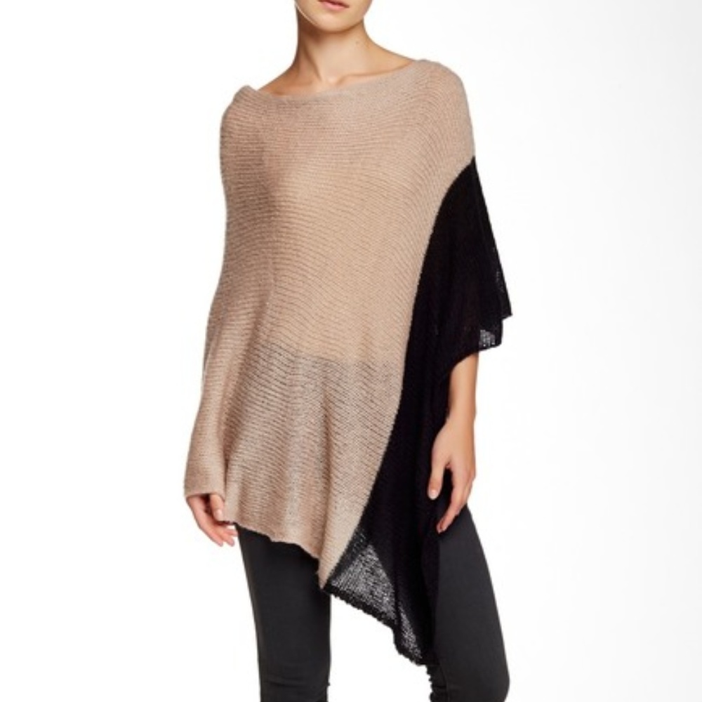 Wooden Ships Colorblock Poncho Medium/Large Size